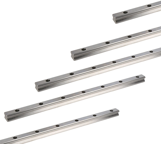 High Precision Large Loading Weight Steel Linear Guide Slider Rail Linear Guideway Linear Rail Guide with Flange Blocks for Laser CNC Cutting Machine / Printers
